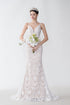 Beautiful Lace Spaghetti Strap Trumpet Wedding Dress ZXS2429