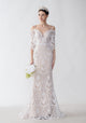 Beautiful Lace Trumpet Wedding Dress ZXS2428