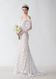 Beautiful Lace Trumpet Wedding Dress ZXS2428