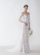 Beautiful Lace Trumpet Wedding Dress ZXS2428