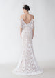 Beautiful Lace Trumpet Wedding Dress ZXS2428